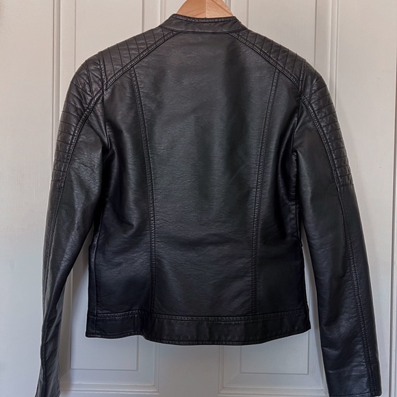 Only Faux Leather Jacket - Woman’s - XS in Black - Picture 5 of 6